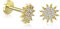 Si Jewels By Sandra 14K Massiv Gold Sonne Minimalistische Tragus Piercing Gold Stud Piercing Stud Ohrpiercing Sonne Ohrstecker Ohrpiercing (8, 14 Karat (585) Gelbgold)