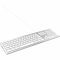 MOBILITY LAB - Clavier Mac Filaire + 2 Hubs USB Intégré