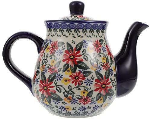1 Pc Théière Bouilloire En Céramique Pot à Eau En Céramique Bouilloire à Thé Pot En Céramique Pot à Lait En Céramique Porcelaine Pot De Lait De Jus Pichet D'eau Ancien Bureau Gaz