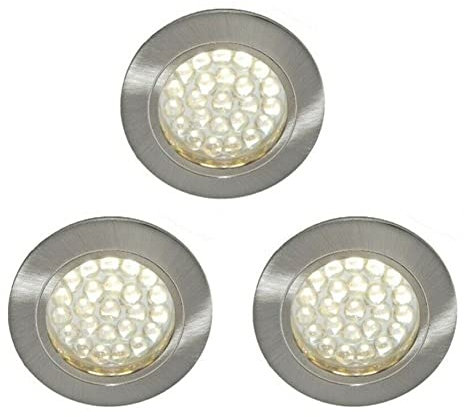 ZYNCUE 3 x LED-Lichter für den Innenbereich, Wohnmobil, 12 V LED, berührungsempfindlich, Ein-/Aus-Licht, Boot, Wohnwagen, Wohnmobil, warmer Spot für Wohnmobile, Wohnwagen, Fahrzeuge