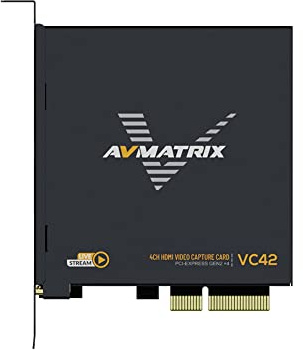 AVMATRIX VC42 - Scheda di acquisizione HDMI PCIE a 4 canali, ingresso e acquisizione simultanea HDMI 1.4