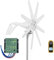 Smaraad Windturbine Generator Kit 600W 12V mit Klinge, Windgenerator Kit mit Laderegler, Windstromgenerator für Marine, RV, Haus, Windmühle Generator Anzug für Hybrid Solar Windsystem