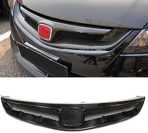 Funiur Rejilla Delantera para Honda Civic 2006-2008, Rejilla de Parachoques Delantero para Coche, Parrillas de Riñón Capó, Rejillas Frontales de Radiador, Estilo de Coche