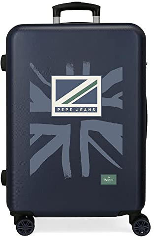 Pepe Jeans Tom Medium Blue 46 x 65 x 23 cm Hartes ABS Zahlenschloss Seite 56 L 3,2 kg 4 Rollen