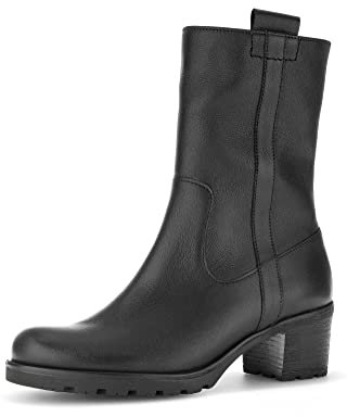 Gabor Damen Klassische Stiefeletten, Frauen Boots,Moderate Mehrweite (G),Winterschuhe,Stiefel,Bootee,schwarz (Flausch),37 EU / 4 UK