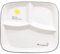 OnePine Assiette Regime Ceramique, Assiette Nutrition Dietetique, Assiette Controle de Portion pour Salade, Dessert, Nouille, Bifteck, Petit déjeuner (Soleil 1)