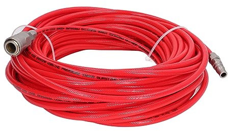 Manguera de Alta Presión para Compresor de Aire, Presión de Trabajo de 15 Bar, Manguera de Compresor de Aire NPT de 1/4 de Pulgada Estable para Instalaciones de Reparación de