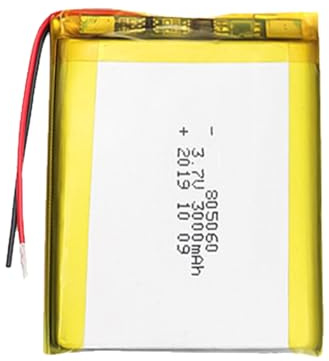Batterie Lithium-ION Polymère 3.7V 3000mAh 805060 Lipo Batterie Remplacement Rechargeable Lithium-ION pour Accessoire d'avion Drone RC
