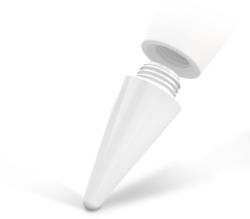 ZAGG Pro Stylus 2 punte di ricambio – Confezione da 4, adatte anche per ZAGG Pro Stylus, design facile da avvitare, design sensibile all'inclinazione, compatibili con iPad, iPad Pro, iPad Air e altro