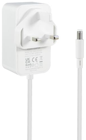 12V 2A Power Supply Adapter, AC/DC Converter Adapter Driver Transformer UK Plug 5.5 x 2.5mm(Compatible with 5.5 x 2.1mm) for LED light CCTV Camera