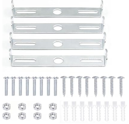 Fenteer Support de Fixation pour Luminaires, Accessoires Pratiques Inclus, 120MM