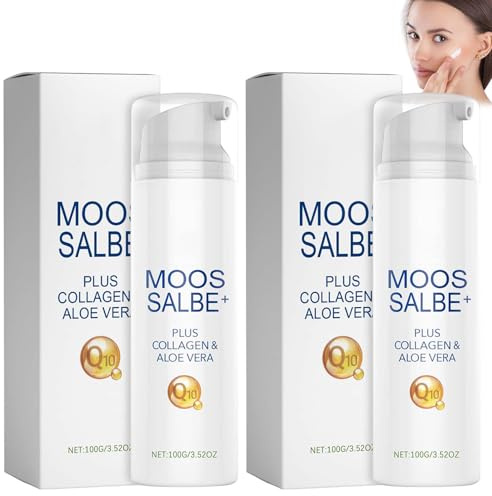 Moossalbe Plus Moossalbe Gesicht Falten Testsieger Mooscreme gegen Falten Gesicht Mooscreme Hautreparatur Moos Salbe Aktiv-Hautreparatur Moossalbe für alle Hauttypen Männer und Frauen