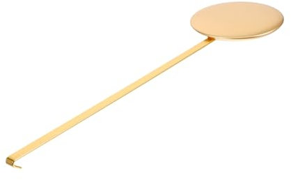 OSALADI Metall Pendelersatzteil Für Wanduhren Selbstgemacht Uhrwerk Zubehör Goldfarbend 22cm Pendelstab Kompatibel Für Wanduhr Reparatur Und Basteln