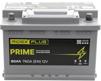 RIDEX PLUS Batteria 80, Ah 760, A/EN 1S0019P L 278mm B 175mm H 190mm