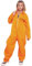 The Fancy Dress Adults Womens Prisoner Overalls Orange Costume Boiler Suit Convict Robber Burglar Prison Break Jail Halloween Fancy Dress Outfit, L