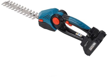 Kit Tagliasiepi Elettrico per Arbusti, Set Tagliasiepi Senza Fili Portatile Ricaricabile 21 V per attività di Giardino (Spina europea 100 V-240 V)