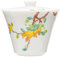 XDAWQP Sopera de Porcelana Blanca Pintada a Mano de 135 ml, Cuenco para té, Juego de té de Kung fu, sopera Decorativa