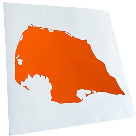 Kiwistar - Autoaufkleber - Orange - 13,5x10cm Fehmarn - Deutschland - Insel Aufkleber für Auto, Laptop, Fahrrad, LKW, Motorrad mehrfarbig JDM Decal Racing