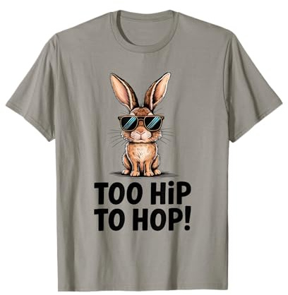 Osterhase Sonnenbrille Hase mit Brille T-Shirt
