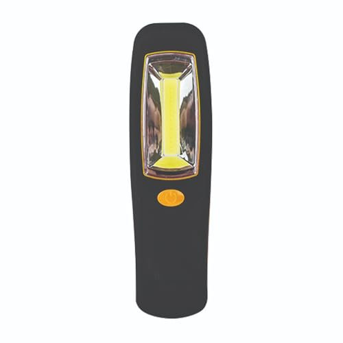 Status LED Work Light, Portable Job Site Light – Ideal for Workshops, Garages, Patios & Backyards, Battery-Powered (3 x AA, Not Included), Black (SCOBWORKLIGHTX6)