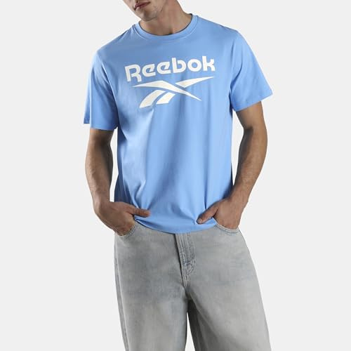 Reebok Men's Chad Big Logo Crew Neck Ss Tee Shirt