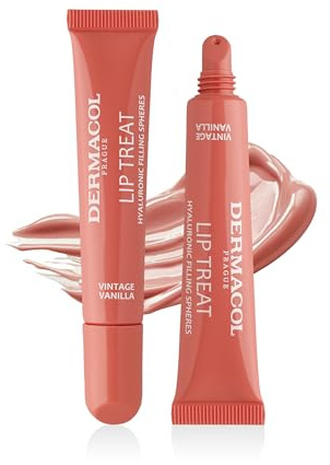 Dermacol Lip Treat Hydrating Tinted Lip Gloss, Plumps & Smooths 10ml - no.4