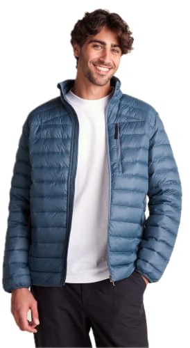 TOG24 North Mens Jacket RDS Duck Down Warm Insulation Packs Away Travel | Coat, Coat, Insulated, Lightweight, Chest pocket, Pockets, Toggle adjusters, Walking, Doubles Up As Travel Pillow