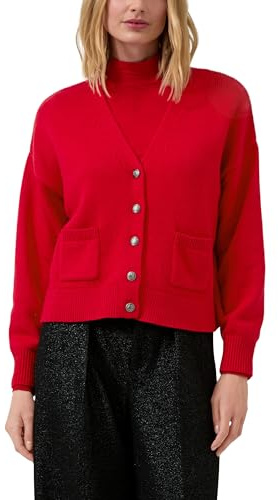 s.Oliver Cardigan aus Wollmix mit Metall-Knöpfen