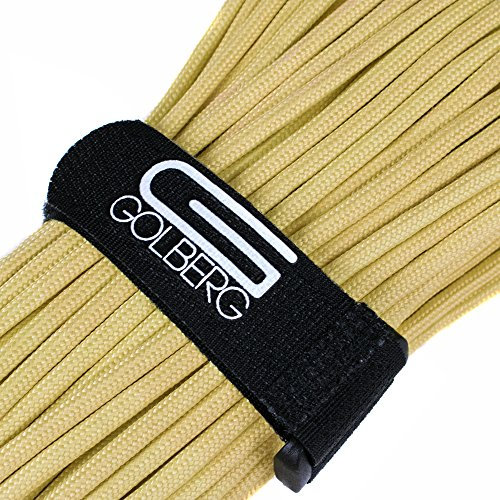 Golberg 550 Typ True Kevlar Paracord – härtesten Militär Paracord – Besser als paramax – 1250LB Test Bewertung – 7 Strand Kern – 50 FT, 100 ft, 150 ft Optionen – mehrere Farben, gelb