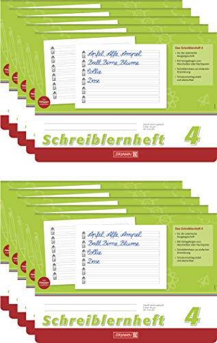 Brunnen Schreiblernheft (10 Hefte, Lineatur 4) [Kitchen & Home] [Kitchen & Home]