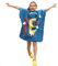 Xlabor Kinder Badeponcho mit Kapuzen Mikrofaser Schnelltrockend Strandtuch Bademantel Duschtuch Handtuch Schwimmen Surfing Strand Motiv-G L