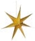 URBNLIVING Large LED Decorative Festive Hanging Christmas Paper Star Xmas Lantern (Gold)