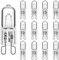 WeshLMPO G9 Bulb 28W G9 Halogen Bulbs Warm White 230V Dimmable for Oven 300 Degrees 12 Pcs