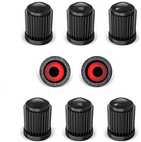 8 Pack quality dust caps for car tyres, screw caps for cars, SUV, Motorbike, Trucks, Bikes