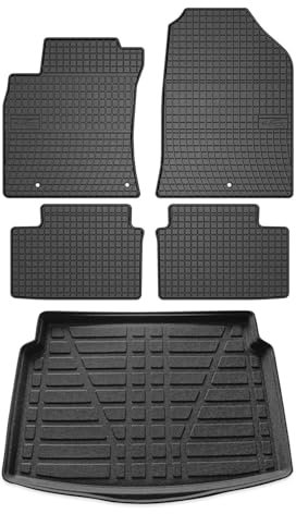 Fußmatten & Kofferraumwanne Set für Hyundai i30 Schrägheck 2016-2025 Gummi 5X