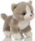 Uni-Toys - Gatto bambino (grigio), in piedi – 13 cm (altezza) – Gattino di peluche – Peluche peluche, peluche HT-30305