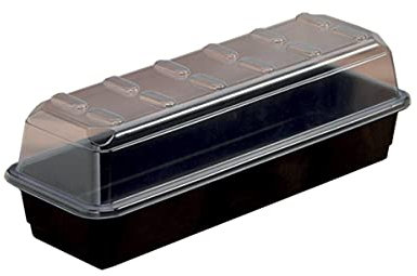 Muddy Hands 37cm Long Windowsill Propagator - Perfect Plant Germination Seedling Seed Stater Tray Kit