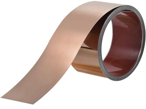 QUARKZMAN Wandleisten Selbstklebend Edelstahl 5m x 8cm Zierleisten Metallisierte Spiegel Wandverkleidung mit Handschuhe für Spiegelrahmenkante Tür Decke Möbel Auto Rosagold