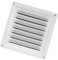 Griglia Di Ventilazione Rettangolare, Griglia Aerazione per Uscita D'aria in Acciaio Inossidabile, Con Uno Strato Di Vernice Da Forno Sulla Superficie, Per Cucina, Bagno, Toilette, bianco, 20x20 cm