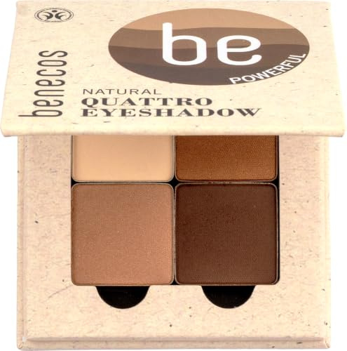 benecos Quattro Eyeshadow coffee & cream 12 x 4 g
