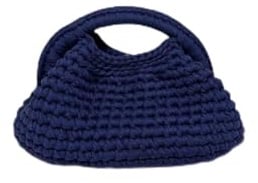 Found it! Di Palma Borsa Uncinetto ARCO Fatta a Mano, con Tracolla Dorata Rimovibile, 7 varianti