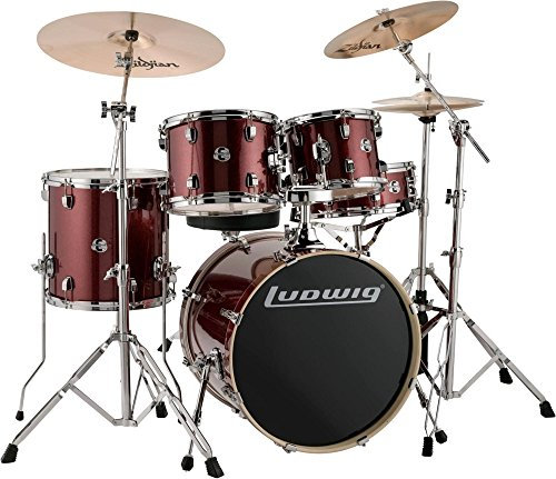 Ludwig Drum Set Red Sparkle (LCEE20025)