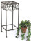 DanDiBo Blumenhocker Metall Braun Eckig 50 cm Blumenständer 140127-S Beistelltisch Pflanzenständer Blumensäule