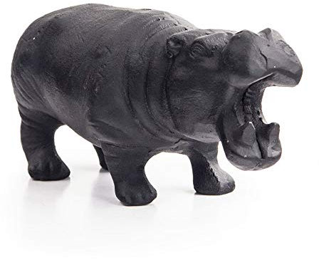 SUCK UK Nilpferd-Flaschenöffner, Schwarz