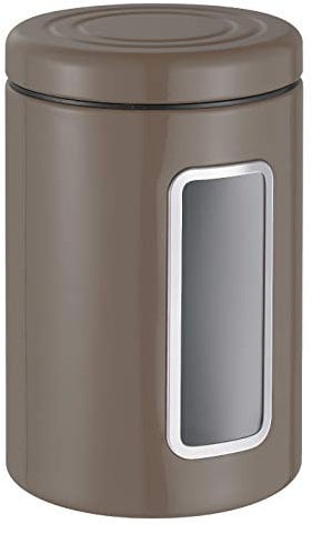 Wesco Vorratsdose Classic Line 2 Liter warm grey,12.5 x 12.5 x 18.9 cm