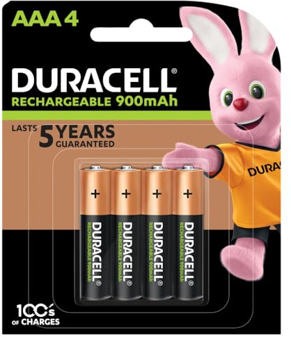 Duracel Rechargeable AAA 4 900mAh