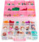Shopkins Bins & Things Toy Storage Organizer and Display Case Compatible with LOL Dolls, and LPS Figures - Portable Adjustable Box w/Carrying Handle