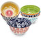 Annovero Cereal Bowls Large Porcelain Bowls Perfect for Cereal, Soup or Pasta, Microwave and Dishwasher Safe 6 Set of 6 Colourful Patterns | Handheld Sewing Machine