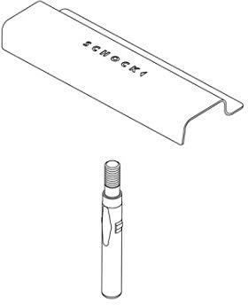 Überlaufblende für SCHOCK Spüle Signus D-100 / Ersatzteil/Abdeckung Überlauf/Blende