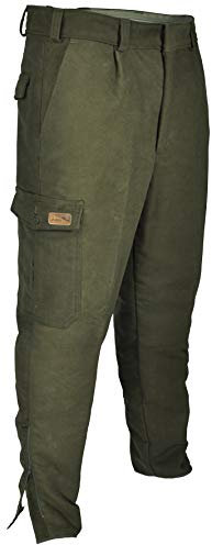 La Chasse | Robuste Jagdhose (Stiefelhose) | extrem geräuschlos, reißfest & waschbar | Velvetonhose für Herren | Herrenhose | Moleskinhose | Jägerhose aus Englisch Leder | Arbeitshose (98)